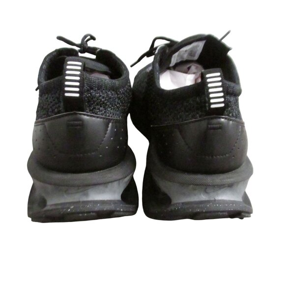 Nike Air Max Flyknit Racer Mens 10.5 Running Sneakers Triple Black Fd2764 001 - Picture 4 of 11